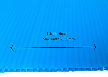 De Beschermings Plastic Blauw Van golfkarton 2mm 3mm van de Corflutepp Vloer