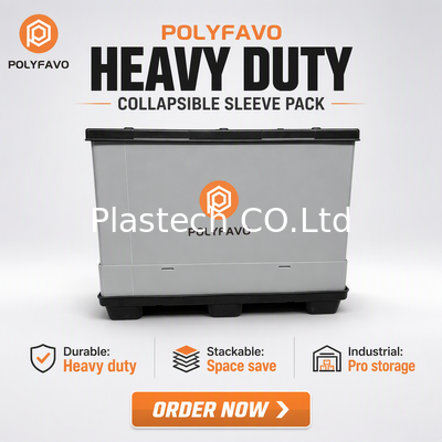 kwaliteit  Logistics Packaging Shipping Boxes 1220 * 1140* 900 mm Plastic Storage Container Panel Sleeve Box fabriek