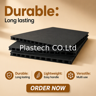 kwaliteit  10mm 3000gsm Plastic Proction Plastic Sheet Fly case Hoenycomb Polypropylene Flight Panel fabriek