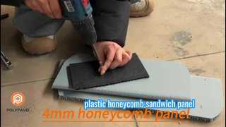 pp plastic honeycomb sandwich panel