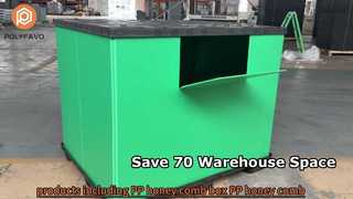 Fabrieksgroothandel PP Honingraat opvouwbare palletbox 1470 * 1140 mm