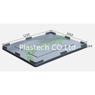 Op zwaar werk berekend Plastiek die Grote Container 1200x1000x975mm voor Automobielfabriek vouwen