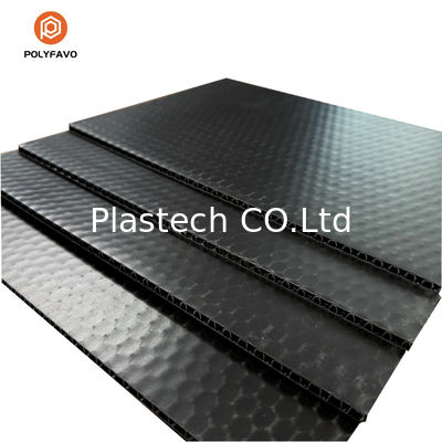 Duurzaam ESD Plastic Honeycomb Panel PP Honeycomb Sheet voor onderdelenverpakking