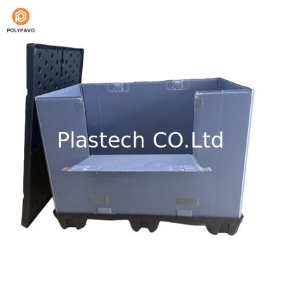 Plastic Sleeve Bulk Container Opvouwbaar Palet Sleeve Cover Box Met Deksel
