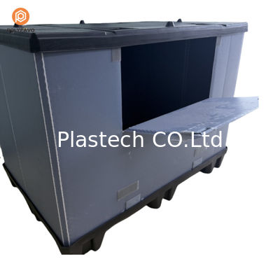 Waterdicht plastic hoescontainer pallet hoespakket voor auto-onderdelen