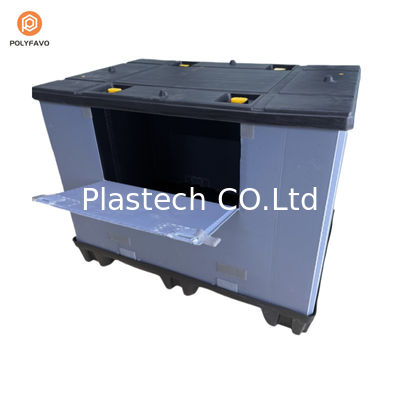 Waterdicht plastic hoescontainer pallet hoespakket voor auto-onderdelen