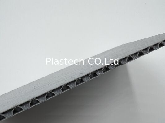 5mm 1200gm Grijs 2440x1220 4x8ft Plastic PP Honeycomb Panel voor industriële pakketdoos