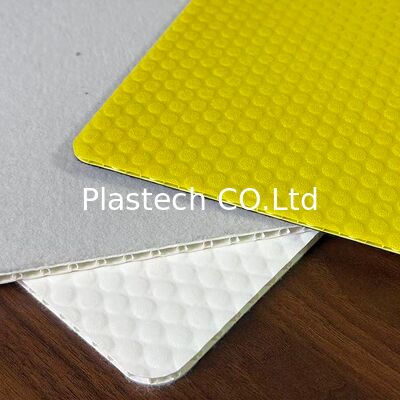 Polypropylene Honeycomb Bubble Board With Felt Temporary Floor Protection Reusable Waterproof Durable Construction Site Covering Solution