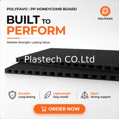 7 mm Vluchthoes Materiaal Vluchtpanelen Lichtgewicht Plaat Plastic Praction PP Honingraat Panel