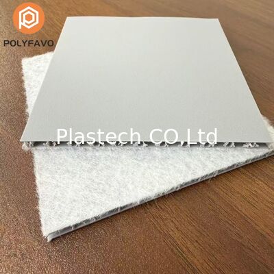 Vlamvertrager van 5 mm 1600 gram V2 Polypropyleen honingraatplaat Plastic vloerbeschermingsplaten