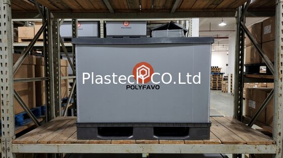1200x800mm Opslagcontainer Verzending Dozen Plastic Verpakking Pallet Mouw Doos Opvouwbare Omzetdoos