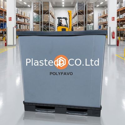 1200x800mm Logistieke Verpakking Verzending Dozen Opslag Container PP Honingraat Paneel Mouw Doos