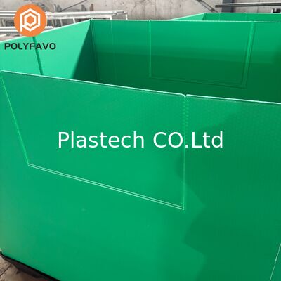 Verpakking kubussen 1470*1140*1200mm Sleeve Box Plastic Pallet Bin Panel Sleeve Box