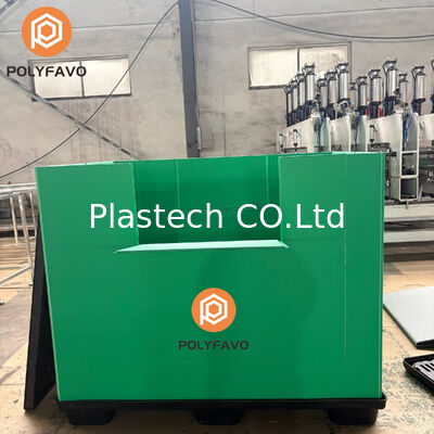 Verpakking kubussen 1470*1140*1200mm Sleeve Box Plastic Pallet Bin Panel Sleeve Box