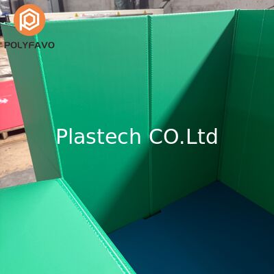 Paletstapelingszendkisten 1220 * 1140 * 900 mm Opvouwbare kunststof pallet honingraat sleeve box panel sleeve box