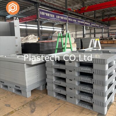 Plastic Palletkooi Bulk Galylord Pack Pallet Sleeve Box Automotive Industriële Plastic Pallet Sleeve Box