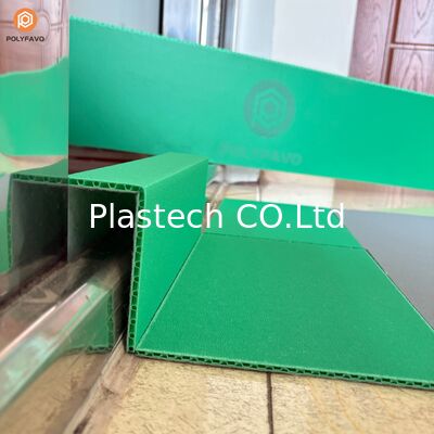 U-kanaaltype Plastic Profile Door Sill Protector Pp Honeycomb Board Met Felt Stof Mat oppervlak Optioneel 3mm 5mm Dikte