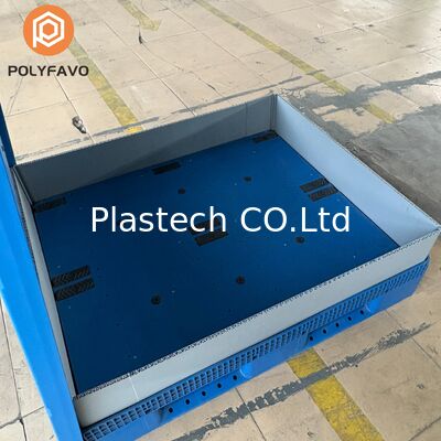 Duurzame en Herbruikbare Pallet Sleeve Pack Box Deksel en Sleeve Pallet Boxen Duurzame en Herbruikbare Pallet Sleeve Pack Box