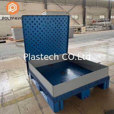 Duurzame en Herbruikbare Pallet Sleeve Pack Box Deksel en Sleeve Pallet Boxen Duurzame en Herbruikbare Pallet Sleeve Pack Box