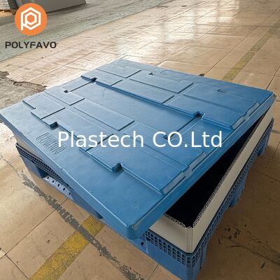 Duurzame en Herbruikbare Pallet Sleeve Pack Box Deksel en Sleeve Pallet Boxen Duurzame en Herbruikbare Pallet Sleeve Pack Box