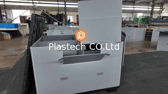 Opbergdozen van kunststof Aanpasbare plastic opbergcontainer Sleeve Palletbox