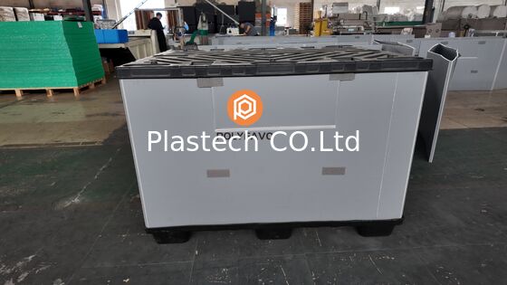 Opbergdozen van kunststof Aanpasbare plastic opbergcontainer Sleeve Palletbox