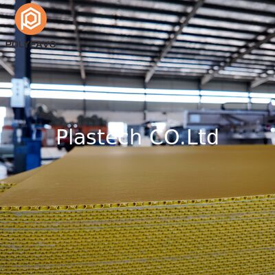 5mm Yellow Site protection Temporary Cover Plates pp Temporary Floor protection Plastic Flooring
